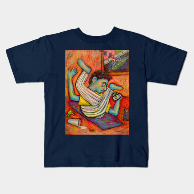 Yoga Kids T-Shirt by Majenye